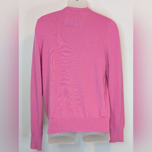 Abercrombie & Fitch Preppy Y2K 90s Academia Country Club Cashmere Wool Sweater L - Picture 5 of 9